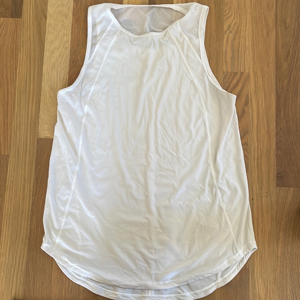 Lululemon sculpt tank in white